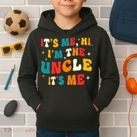 Funny Uncle Gifts Cool Uncle Kids Hoodie thumb 2