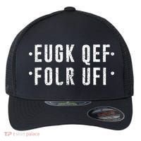 Fold Up Hidden Message Fuck Off Flexfit Unipanel Trucker Cap thumb 0