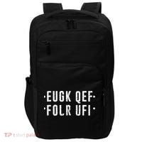 Fold Up Hidden Message Fuck Off Impact Tech Backpack thumb 0