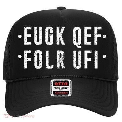 Fold Up Hidden Message Fuck Off Hat
