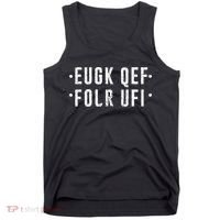 Fold Up Hidden Message Fuck Off Tank Top thumb 0