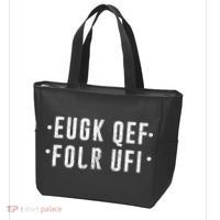 Fold Up Hidden Message Fuck Off Tote Bag thumb 3