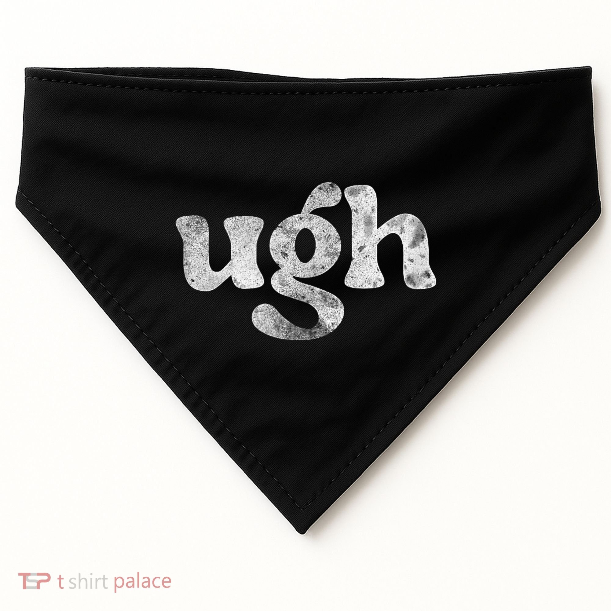 Funny Ugh Humorous Disgusted Women Sarcastic Humor USA-Made Doggie Bandana
