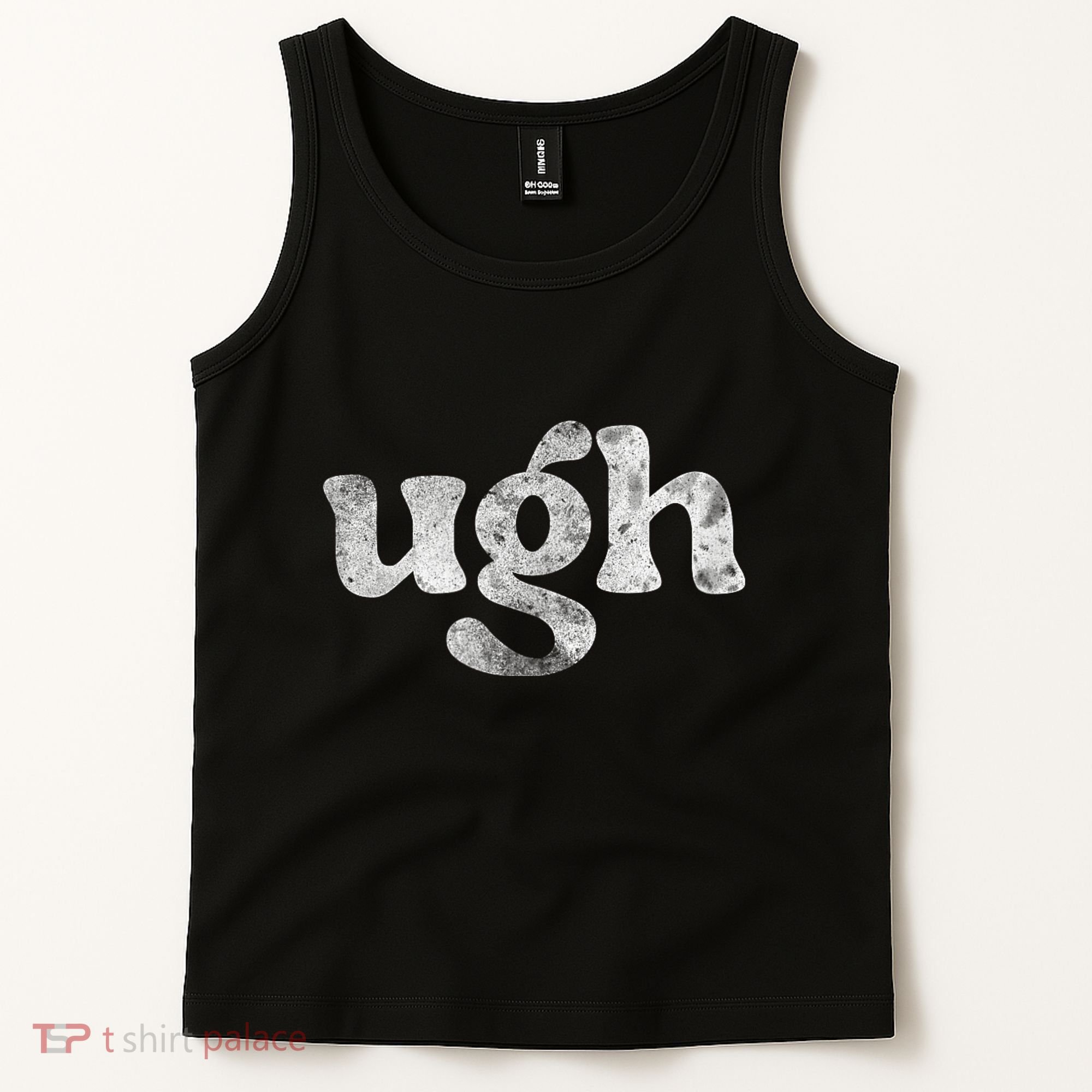 Funny Ugh Humorous Disgusted Women Sarcastic Humor Tank Top