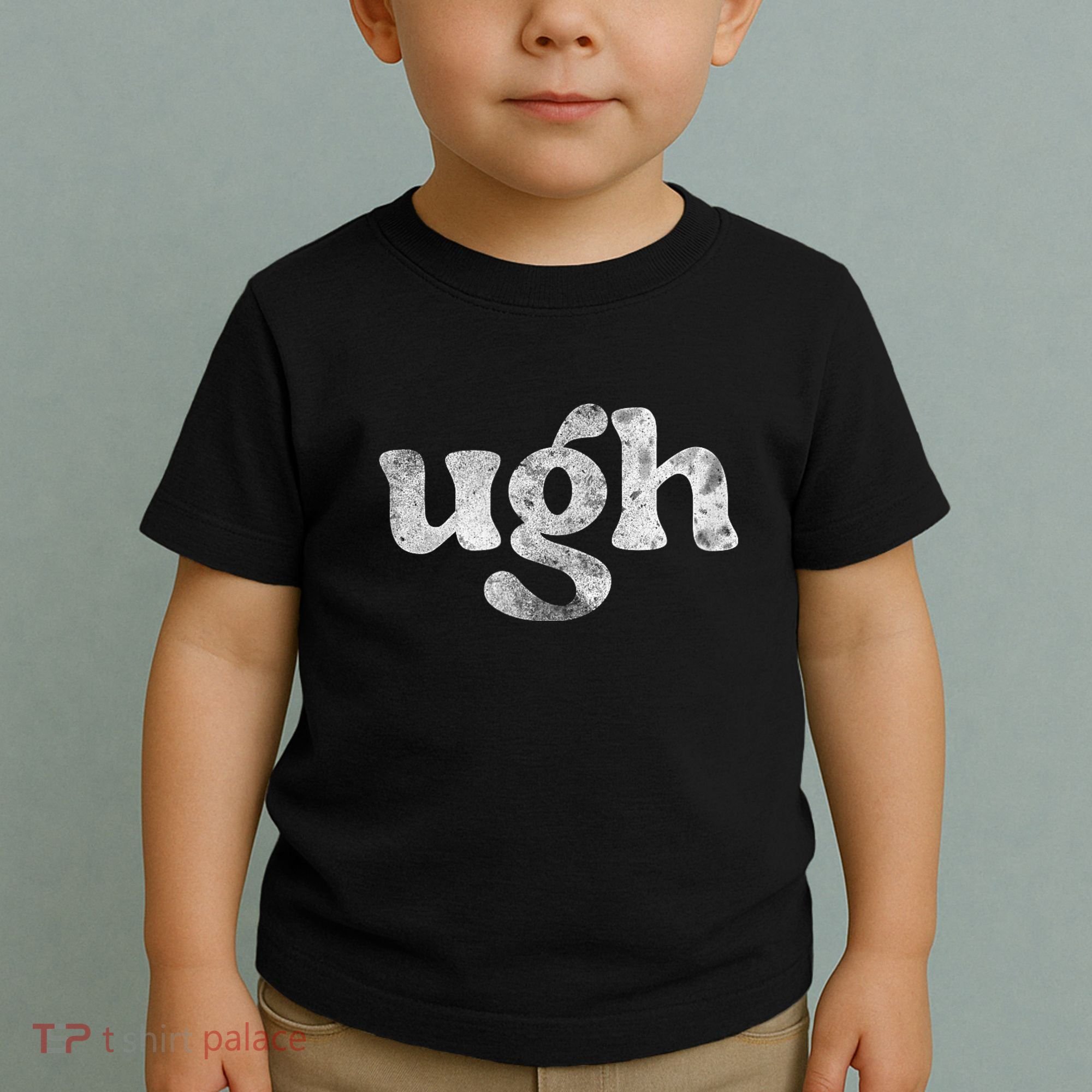 Funny Ugh Humorous Disgusted Women Sarcastic Humor Toddler T-Shirt