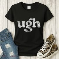 Funny Ugh Humorous Disgusted Women Sarcastic Humor Women's T-Shirt thumb 3