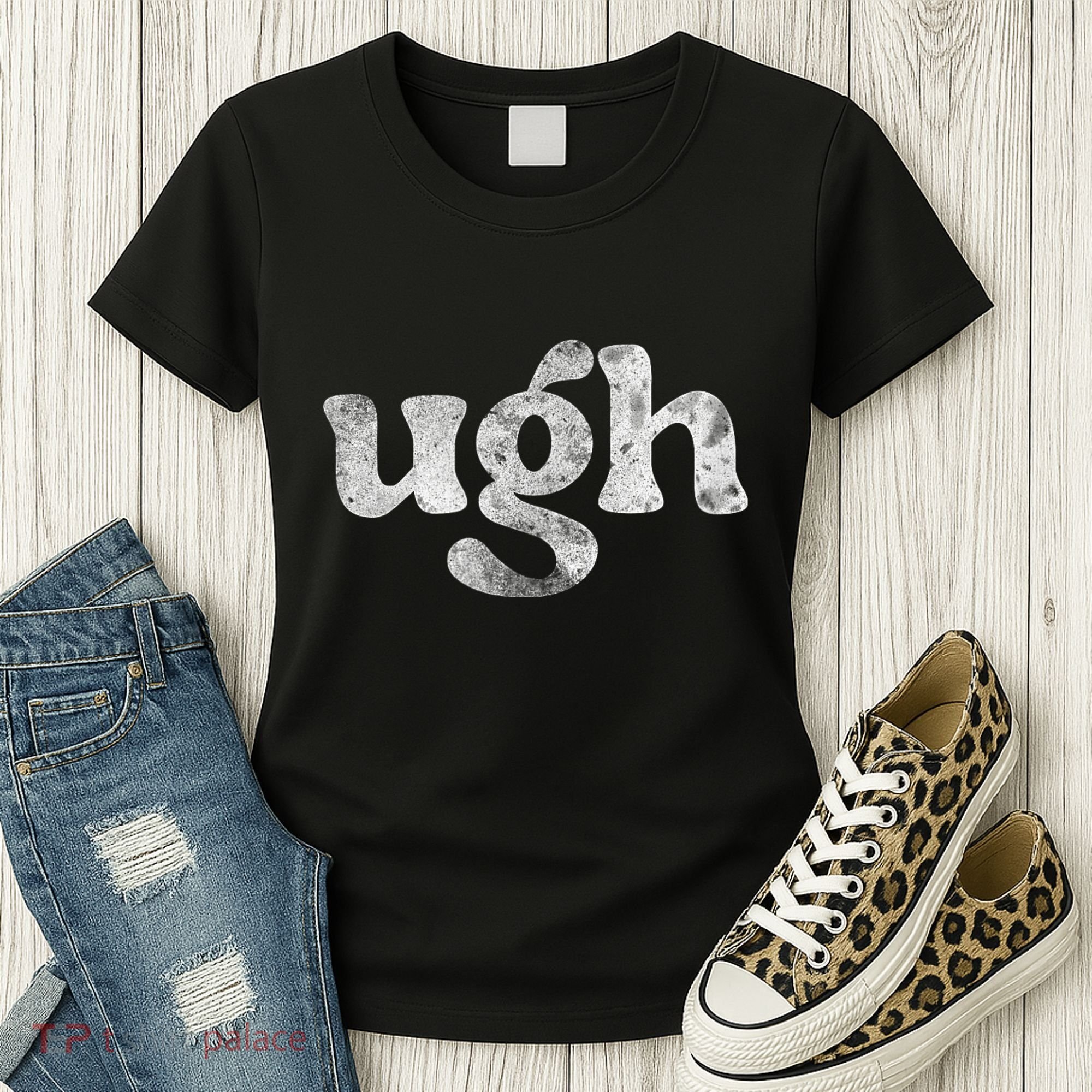 Funny Ugh Humorous Disgusted Women Sarcastic Humor Women's T-Shirt