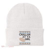 Funny Ugly Hanukkah Challah At Ya Girl Beanie thumb 0