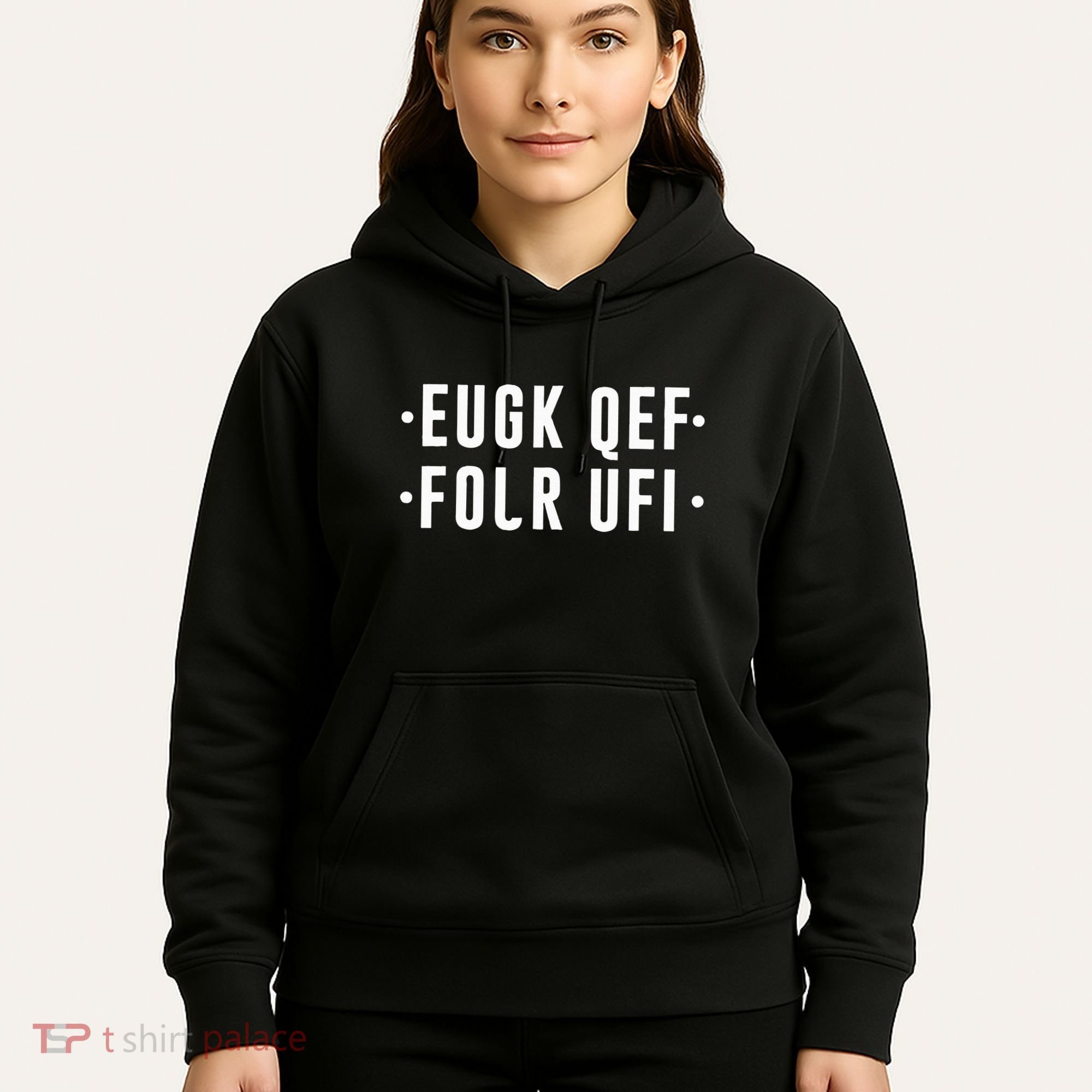 Fold Up Hidden Message F Off Funny Word Hoodie