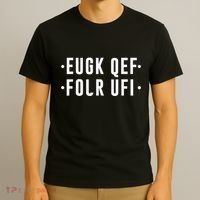 Fold Up Hidden Message F Off Funny Word T-Shirt thumb 3
