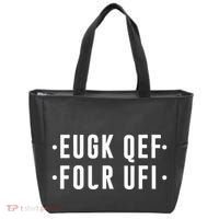 Fold Up Hidden Message F Off Funny Word Tote Bag thumb 0