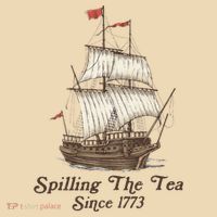 Funny Us History Teacher Boston Spilling The Tea Since 1773 Tote Bag thumb 4