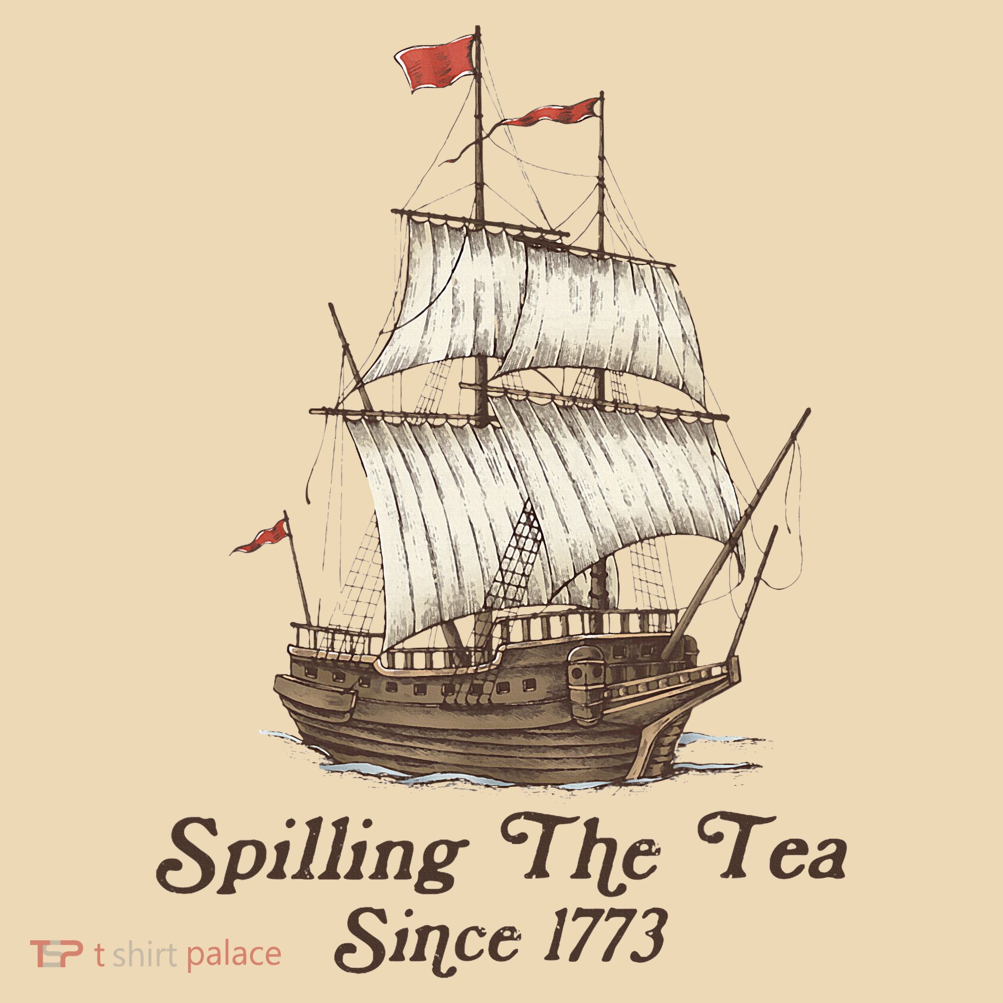 Funny Us History Teacher Boston Spilling The Tea Since 1773 Tote Bag