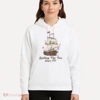 Funny Us History Teacher Boston Spilling The Tea Since 1773 Hoodie thumb 5