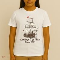 Funny Us History Teacher Boston Spilling The Tea Since 1773 T-Shirt thumb 4