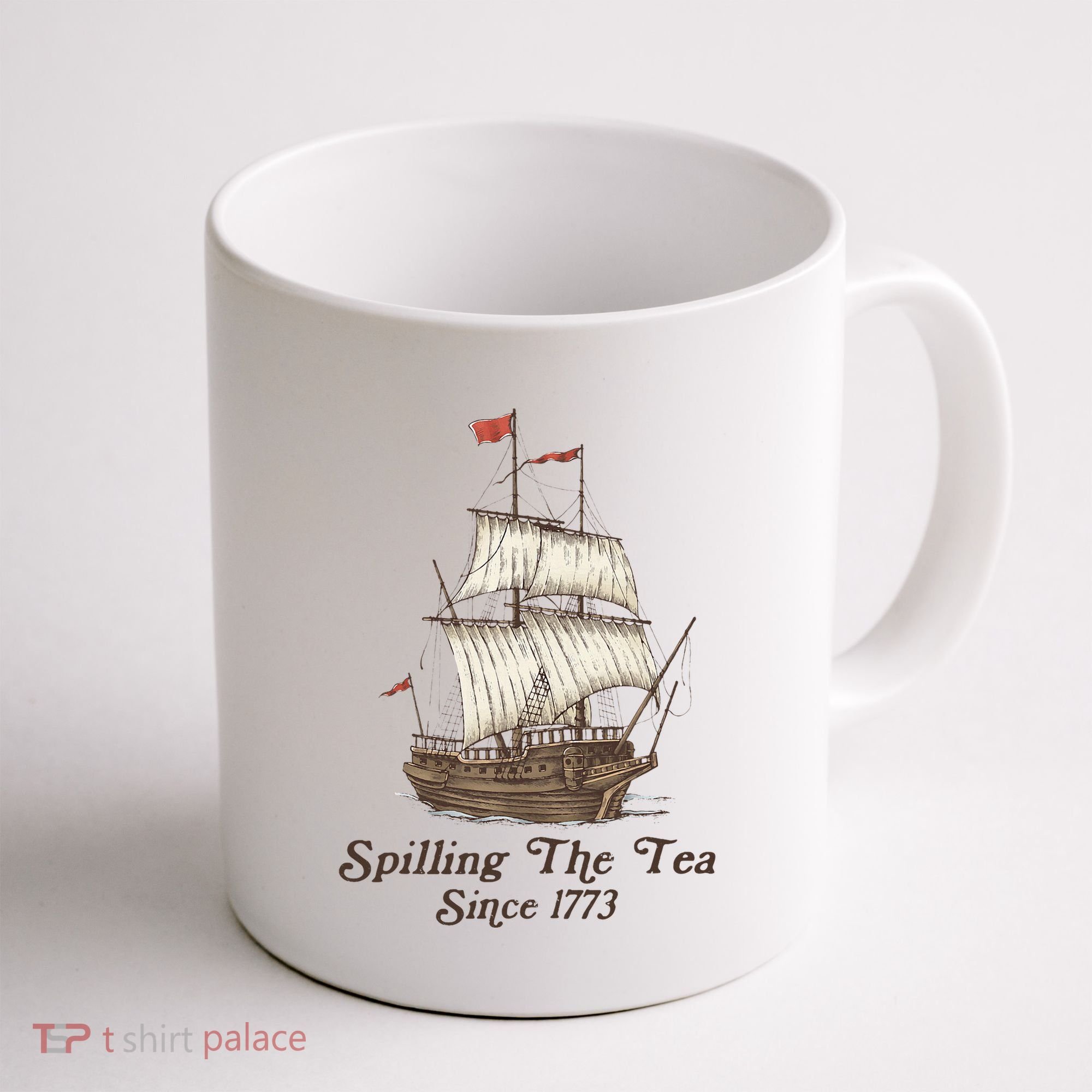 Funny Us History Teacher Boston Spilling The Tea Since 1773 Coffee Mug