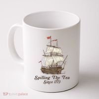 Funny Us History Teacher Boston Spilling The Tea Since 1773 Coffee Mug thumb 0