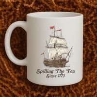 Funny Us History Teacher Boston Spilling The Tea Since 1773 Coffee Mug thumb 2