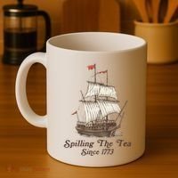 Funny Us History Teacher Boston Spilling The Tea Since 1773 Coffee Mug thumb 4