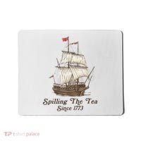 Funny Us History Teacher Boston Spilling The Tea Since 1773 Mousepad thumb 0