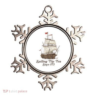 Funny Us History Teacher Boston Spilling The Tea Since 1773 Ornament