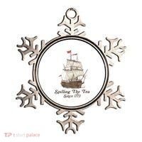 Funny Us History Teacher Boston Spilling The Tea Since 1773 Ornament thumb 0
