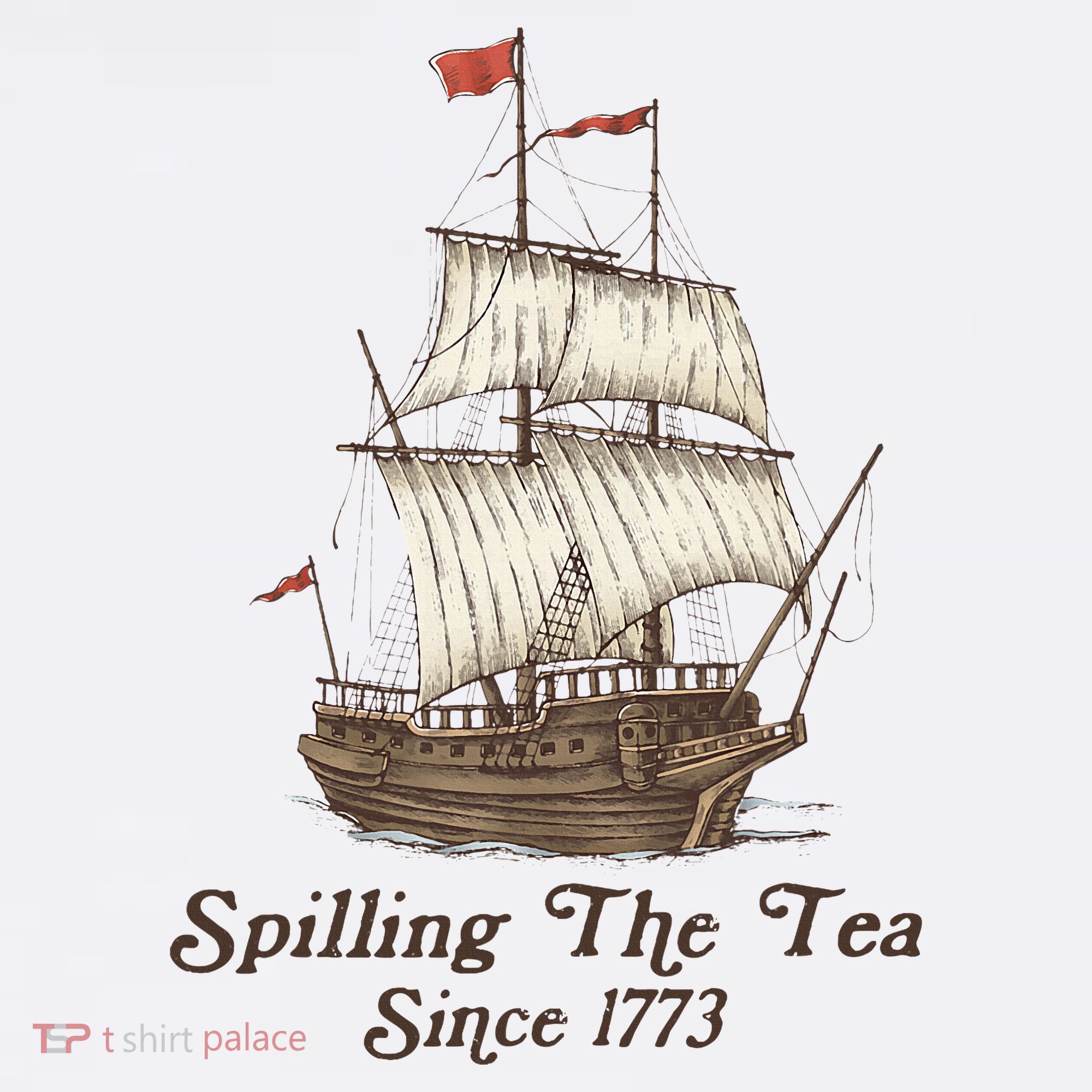 Funny Us History Teacher Boston Spilling The Tea Since 1773 Women's Tank Top