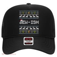 Fun Ugly Hanukkah Sweater Jewgiftish Santa Hat Merry Christmas Gift Hat thumb 0