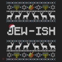Fun Ugly Hanukkah Sweater Jewgiftish Santa Hat Merry Christmas Gift Hat thumb 2