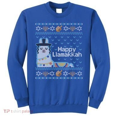 Funny Ugly Hanukkah Sweater Llama Llamakkah Gift Sweatshirt