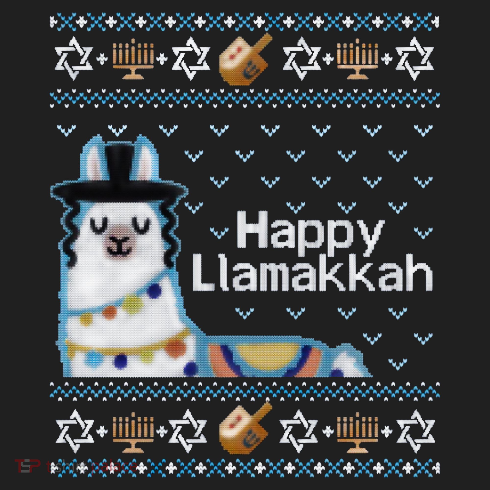Funny Ugly Hanukkah Sweater, Llama Llamakkah Tumbler