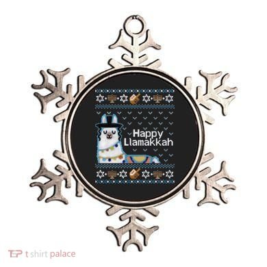Funny Ugly Hanukkah Sweater, Llama Llamakkah Ornament