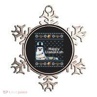 Funny Ugly Hanukkah Sweater, Llama Llamakkah Ornament thumb 0