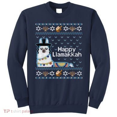 Funny Ugly Hanukkah Sweater, Llama Llamakkah Sweatshirt