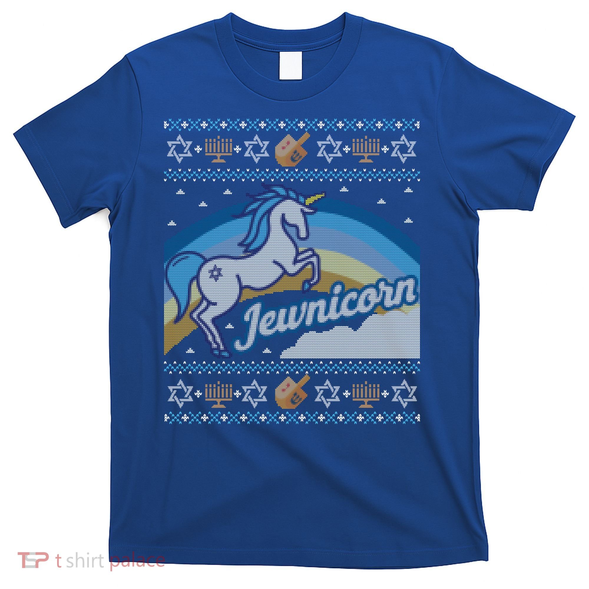 Funny Ugly Hanukkah Sweater Unicorn Jewnicorn Gift T-Shirt