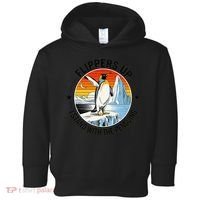 Flippers Up I Stand With The Penguins Arctic Pride Fan Toddler Hoodie thumb 0
