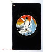 Flippers Up I Stand With The Penguins Arctic Pride Fan Golf Towel thumb 0