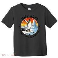 Flippers Up I Stand With The Penguins Arctic Pride Fan Toddler T-Shirt thumb 0