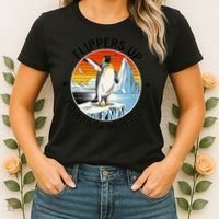 Flippers Up I Stand With The Penguins Arctic Pride Fan Women's T-Shirt thumb 2