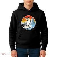 Flippers Up I Stand With The Penguins Arctic Pride Fan Kids Hoodie thumb 4