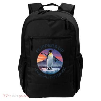 Flippers Up I Stand With The Penguins  Backpack