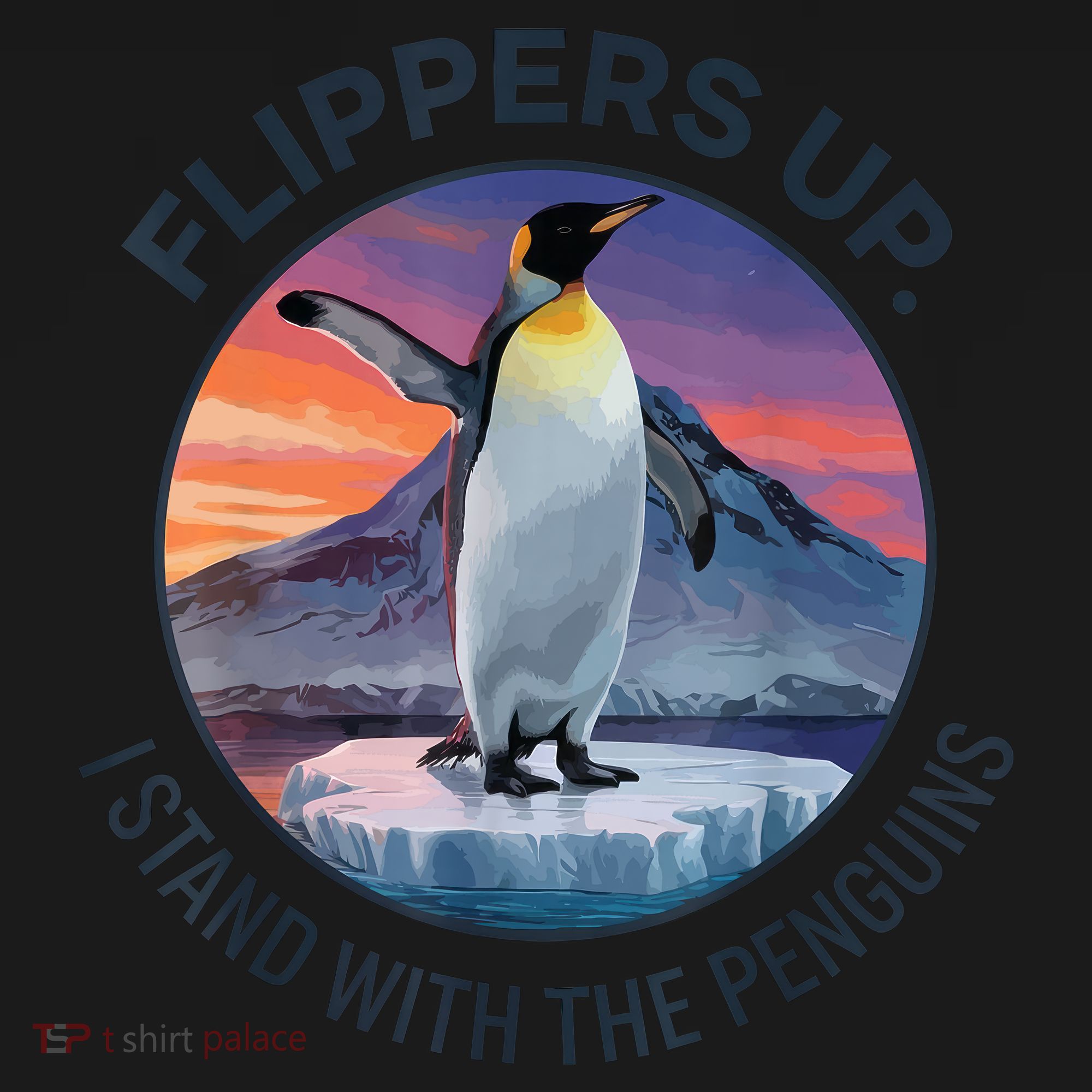 Flippers Up I Stand With The Penguins  Backpack