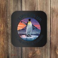 Flippers Up I Stand With The Penguins  Coaster thumb 0