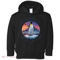 Flippers Up I Stand With The Penguins  Toddler Hoodie thumb 0