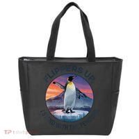 Flippers Up I Stand With The Penguins  Tote Bag thumb 0