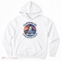 Flippers Up I Stand With The Penguins  Hoodie thumb 0