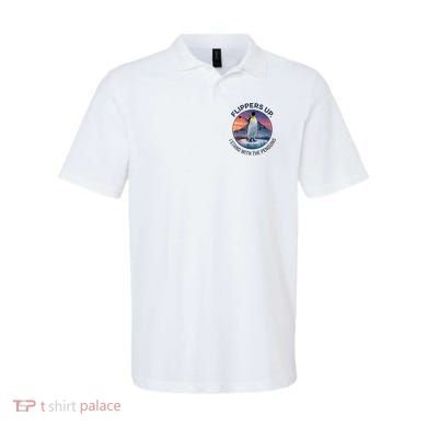 Flippers Up I Stand With The Penguins  Polo