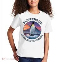 Flippers Up I Stand With The Penguins  Kids T-Shirt thumb 2