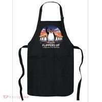 Flippers Up I Stand With Penguins Against Tariffs USA Apron thumb 0
