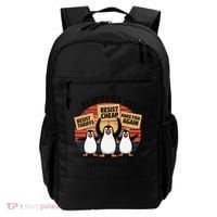 Flippers Up I Stand With Penguins Against Tariffs USA Backpack thumb 0